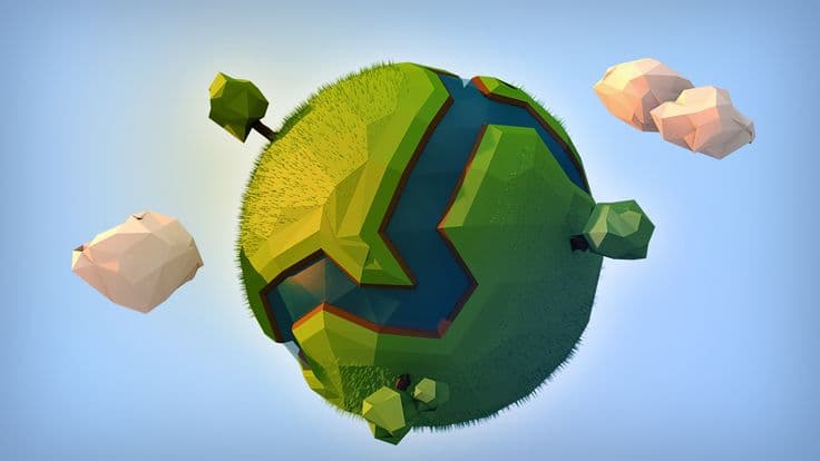 Low Poly Planet